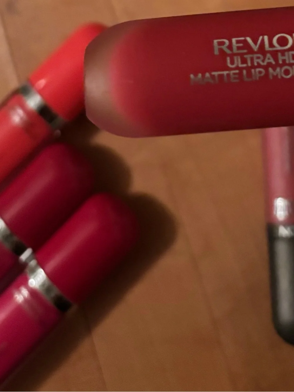 Revlon Ultra HD Vinyl Lip Polish & HD Matte Lip Mousse~LOT OF 5~ One Repeat~NEW
